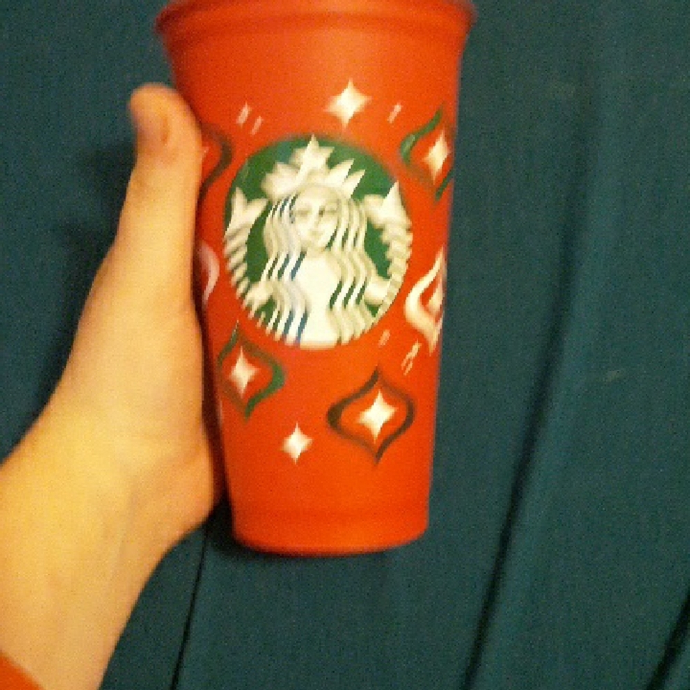 Starbucks Red Tumbler with Iconic Logo
